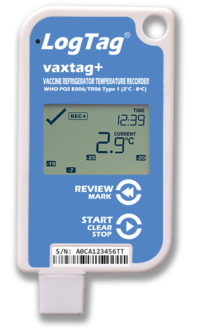 LogTag&reg; VaxTag+ | Multi-Trip USB Temperatuurlogger | WHO PQS