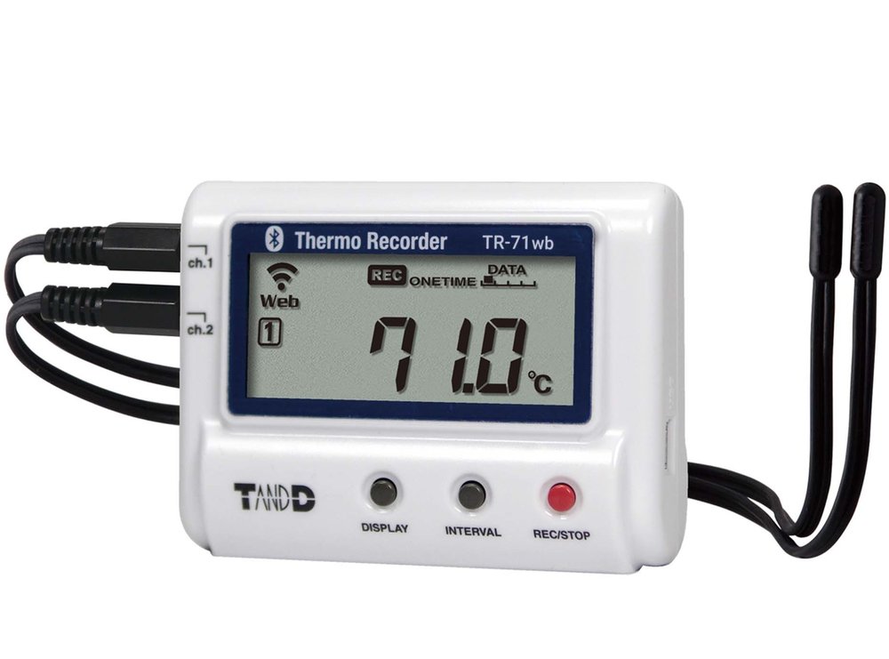 Thermometer Data logger BTH04 32,000 da temperature USB 4 yrs battery life store 