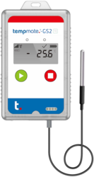 Tempmate GS2TE real time transport datalogger with external sensor