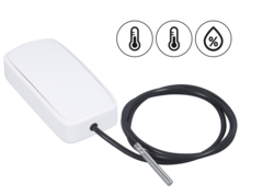 NB-IOT Wireless Temperature and Humidity Logger - 3 Sensors (Internal RHT + External T)