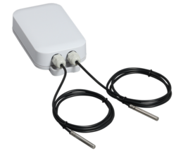 NB-IoT Draadloze temperatuurlogger 2 externe sondes 5m kabel
